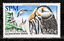 Saint Pierre Et Miquelon PA  82 Macareux Moine Neuf ** MNH Sin Charmela Faciale 2.5 - Neufs