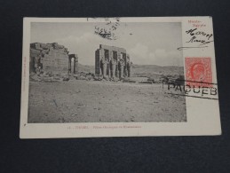 GRANDE BRETAGNE - Cachet Paquebot Sur Carte Postale De Thèbes Et Cachet De Port Saïd 1909 Au Verso - A Voir - L 4991 - Storia Postale