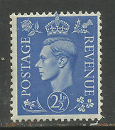 GB 1941 KGV1 2 1/2d Ultramarine Umm SG 489 ( F481 ) - Unused Stamps