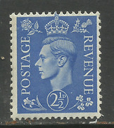 GB 1941 KGV1 2 1/2d Ultramarine Umm SG 489 ( F481 ) - Neufs