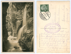 AK Vorarlberg 6850 Alplochschlucht Bei Dornbirn Gütle Dornbirner Ach 30.7.1938 Klamm Rappenloch Verlag J.Nipp  M. Bonat - Dornbirn