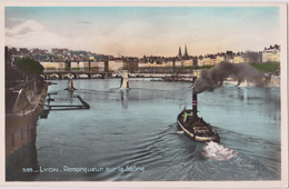 LYON - REMORQUEUR SUR LA SAONE - N° 535 - Schlepper