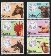 CUBA   Scott # 2016-21 VF USED - Oblitérés