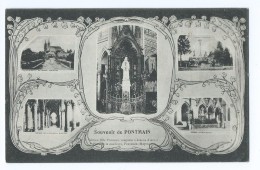 1197 - Souvenir De Pontmain - Vignette Eglise - Circulée Pour Paris Maldon 1916 - Superbe - Pontmain