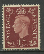 GB 1937 KGV1 1 1/2d Red Brown Umm SG 464 ( H165 ) - Unused Stamps