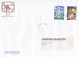 Lettre Voyagée De Monte Carlo Pour La Suisse Le 26/05/1997 Tp De Monaco Noël. Scènes De La Nativité, 19e Festival Intern - Covers & Documents