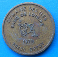 Picardie Somme 80 Offoy Parc De Loisirs Domaine Des îles , 22mm , Nécessité Moderne ! - Notgeld