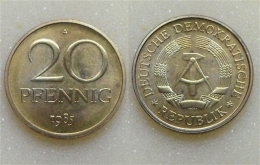 DDR 20 Pfennig 1985 - 20 Pfennig