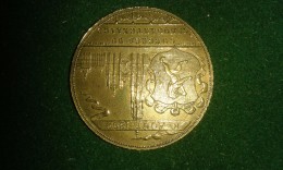 1892, Baetes, Congres Du Cinquantenaire D'Academie D'Archeologie, Anvers, 8 Gram (med325) - Elongated Coins