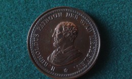 1825, Rumoldus, Patroon Der Stad Mechelen, Jubelfeest, 14 Gram (med336) - Pièces écrasées (Elongated Coins)