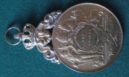 1920, Landbouwcomice Van Meysse, 46 Gram (med342) - Pièces écrasées (Elongated Coins)