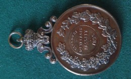 1896, Concours D'Etalages Hasselt, 56 Gram (med343) - Elongated Coins