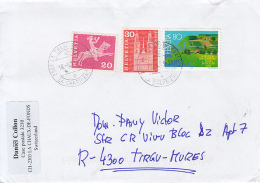 51514- MESSENGER, CATHEDRAL, RURAL WORLD EUROPEAN CAMPAIGN, STAMPS ON COVER, 2013, SWITZERLAND - Covers & Documents