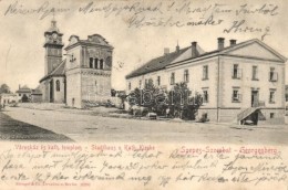 T3 Szepesszombat, Spisská Sobota, Georgenberg;Városház és Katolikus Templom / Town... - Sin Clasificación