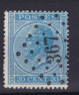 N° 18 LP 367 TURNHOUT - 1865-1866 Perfil Izquierdo