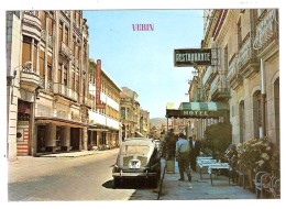 VERIN , Galicia , Espana : Avenida De Luis Espada; Hotel Restaurante; AUTO FIAT ; Animée ,TTB - Orense