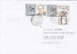 51581- CHURCH, IVAN GASPAROVICI, ILLUSTRATION, STAMPS ON COVER, 2010, SLOVAKIA - Lettres & Documents