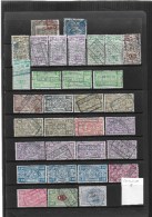 BELGIQUE CHEMIN DE FER LOT FOND DE COLLECTION  30 TIMBRES OBLIT. COULEUR 0/USED - Altri & Non Classificati