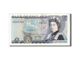 Billet, Grande-Bretagne, 5 Pounds, Undated (1973-80), KM:378b, SUP - 5 Pounds