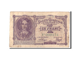 Billet, Belgique, 1 Franc, 1918, 1918-09-11, KM:86b, TB - 1-2 Francos
