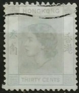 HONG KONG.1954 Queen Elizabeth II. USADO - USED. - Usados