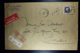 Belgium: Express And Registered Cover TERNATH To Otterbeek   OPB  218  1935 - Storia Postale