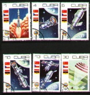 Cuba 1979 Mi 2384-2389 CTO VF - Oblitérés