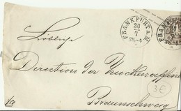 PREUSSEN CV ONLY FRONT GS1867 MANGEL - Enteros Postales