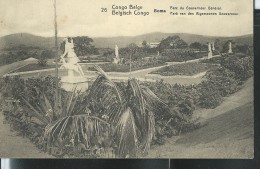 Carte N° 43. Vue: 26. Boma: Parc Du Gouverneur Général. - Obl.: Elisabethville 16/12/1920 Pour Vilvorde 12/01/1921 - Entiers Postaux