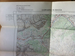 Istituo Geografico Militare - Carta 1:25000 - Corvara In Badia - 1963 - Autres & Non Classés