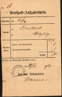 Aufgabe Schein 1872 Mit Halbkreiser Mkt. Einersheim - Other & Unclassified