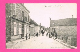 D89. SERGINES.  LA RUE DES BOIS. - Sergines