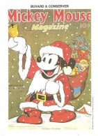 Buvard Mickey Mouse Magazine Holiday Number Walt Dysney Productions - Cinéma & Theatre