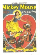 Buvard Mickey Mouse Magazine Saint Valentines Day Walt Dysney Productions - Cinéma & Théatre
