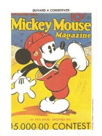 Buvard Mickey Mouse Magazine Walt Dysney Productions - Cinéma & Théatre
