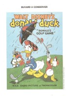 Buvard DONALD DUCK Donald's Golf Game Walt Dysney Productions - Cinéma & Théatre
