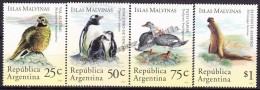 Argentina 1994 Yvert 1849- 52,  Wildlife Of Maldives  - MNH - Unused Stamps
