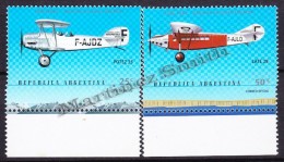 Argentina 2000 Yvert 2180- 81, Aerofila 2000, Antoine De Saint Exupery Centenary Of Birth - MNH - Unused Stamps