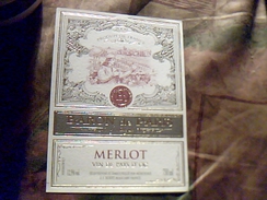 Etiquette De Vin  Neuve    Vin De Pays D Oc  Merlot 2009 Chevalier De Paris - Vin De Pays D'Oc
