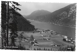 EARLY REAL PHOTOGRAPH POSTCARD, PERTISAU, ACHENSEE, AUSTRIA - SCENIC, LAKE, BUILDINGS, MOUNTAINS - Pertisau