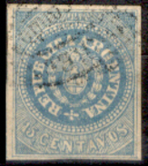 Argentina-00009 - 1862 - Yvert & Tellier N. 7 (o) Obliterated - Privo Di Difetti Occulti. - Gebraucht