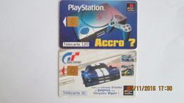 2  TELECARTES PLAYSTATION - Spiele