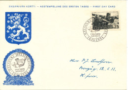 Finland Card Witrh Special Postmark Helsinki Unkarin Messut 16-10-1954 With Cachet - Storia Postale
