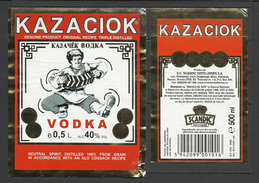 Romania,  Vodka Kazaciok, 2000. - Alcoli E Liquori