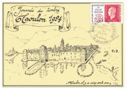 FRANCE => Carte Locale "Journée Du Timbre" 1994 TOULON (Marianne Dulac) - Stamp's Day