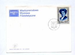 Lettre Cachet Wystawa Ameripex Sur Paderewski - Frankeermachines (EMA)