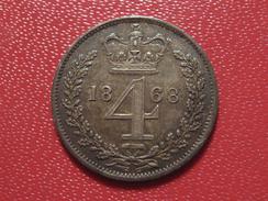 Grande-Bretagne - UK - 4 Pence 1868 Victoria - Superbe, Patine Multicolore 0803 - G. 4 Pence/ Groat