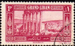 Grand Liban Obl. N°  54 Site Ou Monument - Baalbeck - Gebraucht