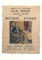 - étiquette  1950* COld Mike - Michel Fabre  Old Scotch Wisky - Whisky