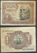 ESPAGNE SPANIEN SPAIN ESPAÑA 1953 12 JULIO MARQUE DE SANTACRUZ 1.00 PTAS ESTADO ESPAÑOL - 1-2 Pesetas